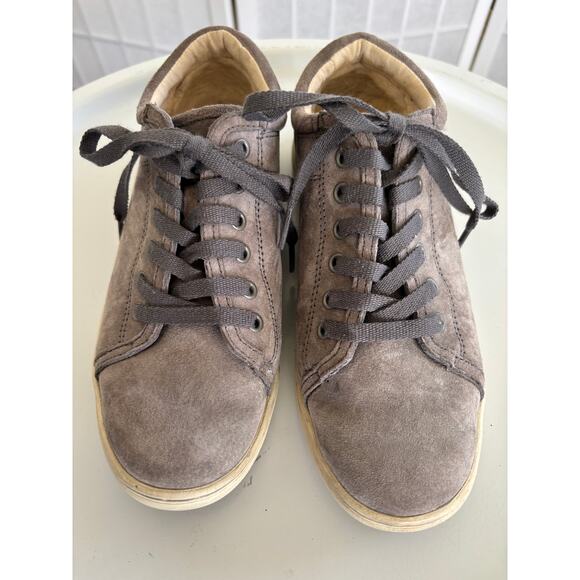 UGG Australia‎ Tomi Sheepskin Lined Sneakers Pewter Gray Size 7 - Picture 1 of 8